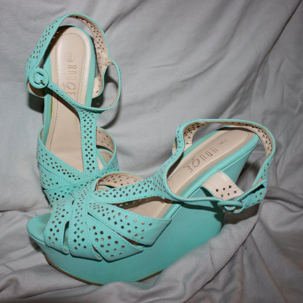 Rouge, Helium, US 9, Teal, Wedges